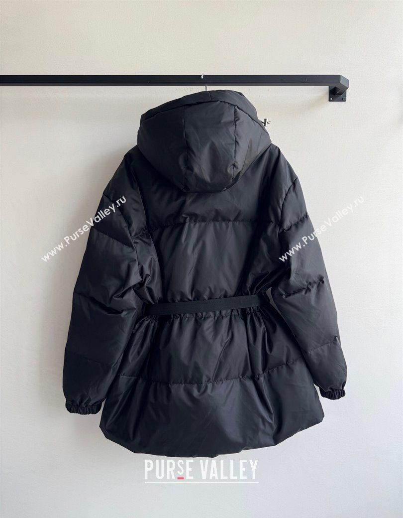 Prada Long Down Jacket Black 2025 PR090406 (QI-250904055)