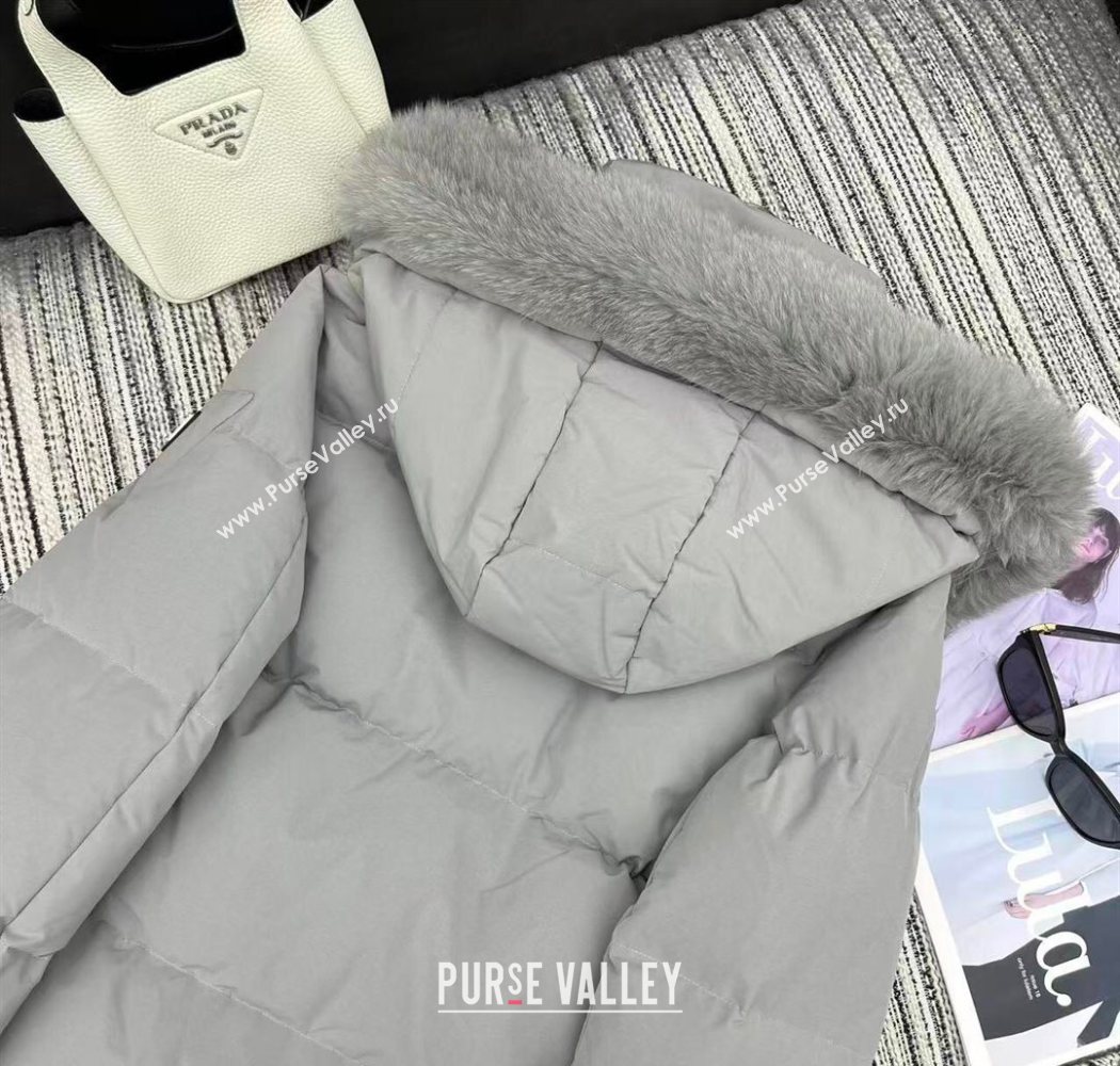 Prada Down Jacket Grey 2025 PR090405 (QI-250904047)