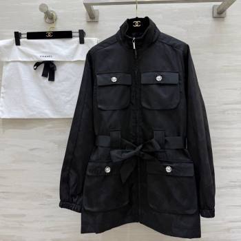 Chanel Jacket with Belt Black 2025 CH0904085 (QI-250904086)