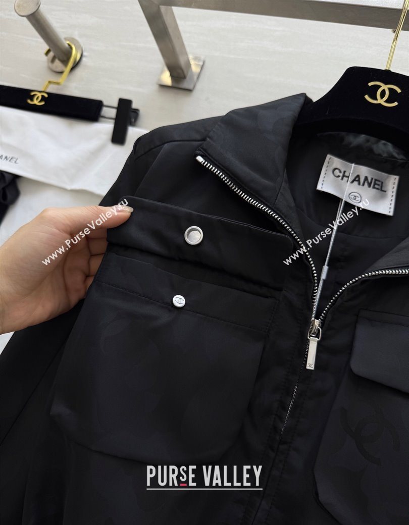 Chanel Jacket with Belt Black 2025 CH0904085 (QI-250904086)
