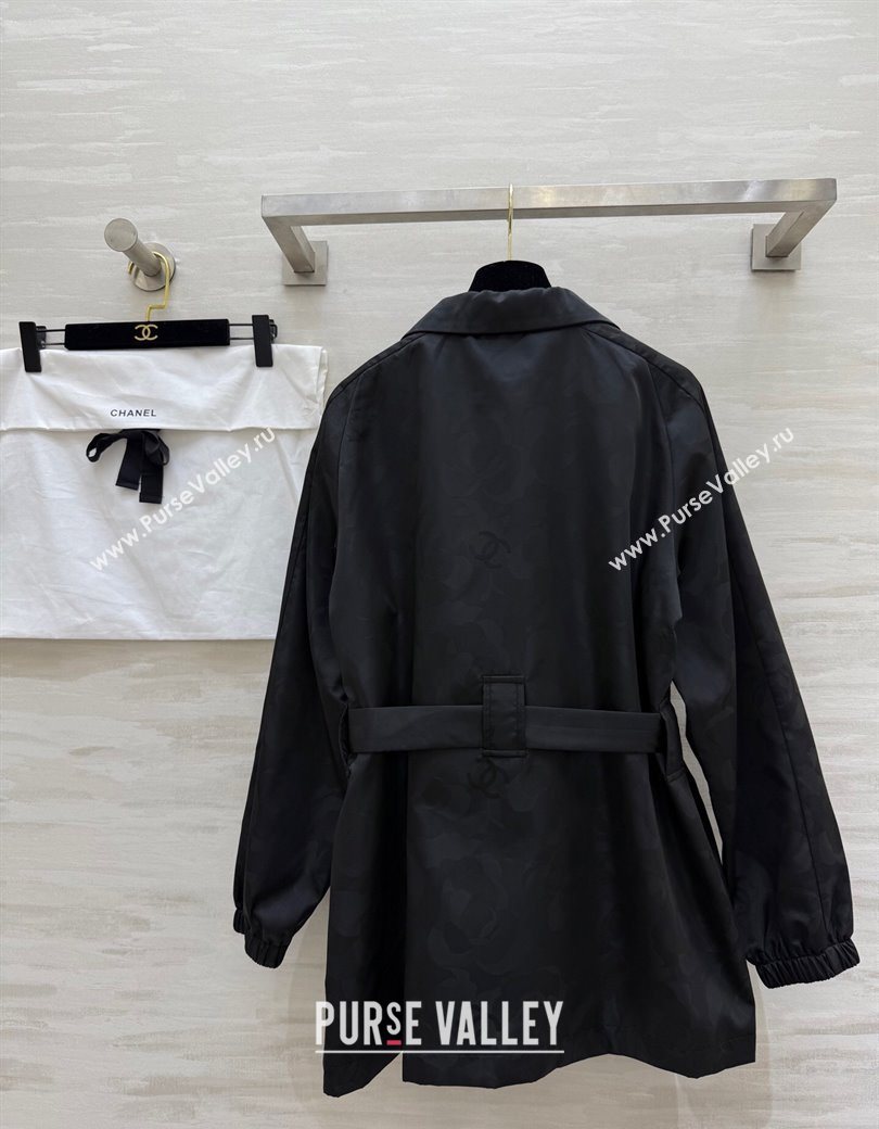 Chanel Jacket with Belt Black 2025 CH0904085 (QI-250904086)