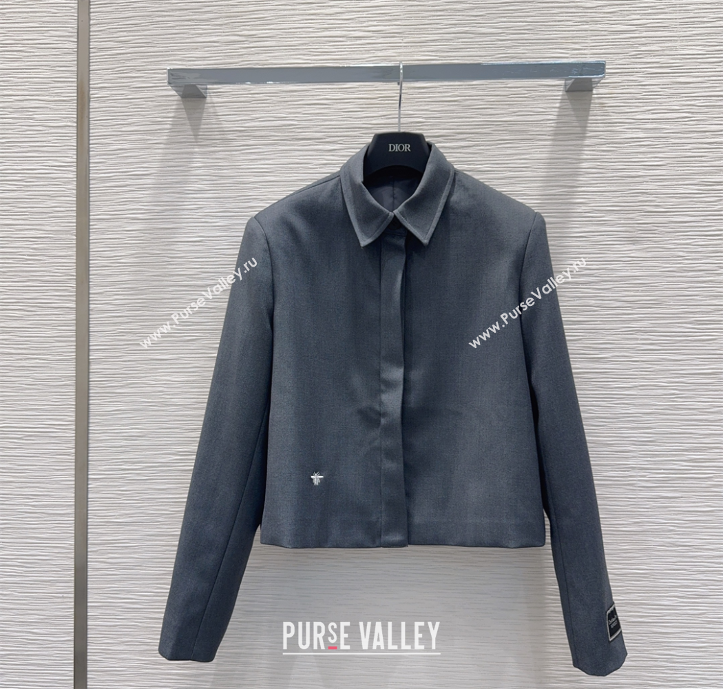 Dior Shirt and Shorts Set Grey 2025 DR090450 (QI-250904105)