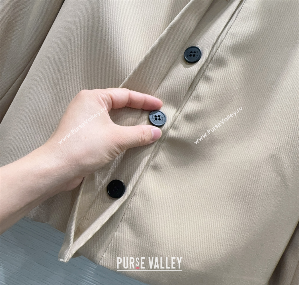 Dior Shirt and Shorts Set Khaki 2025 DR090450 (QI-250904106)