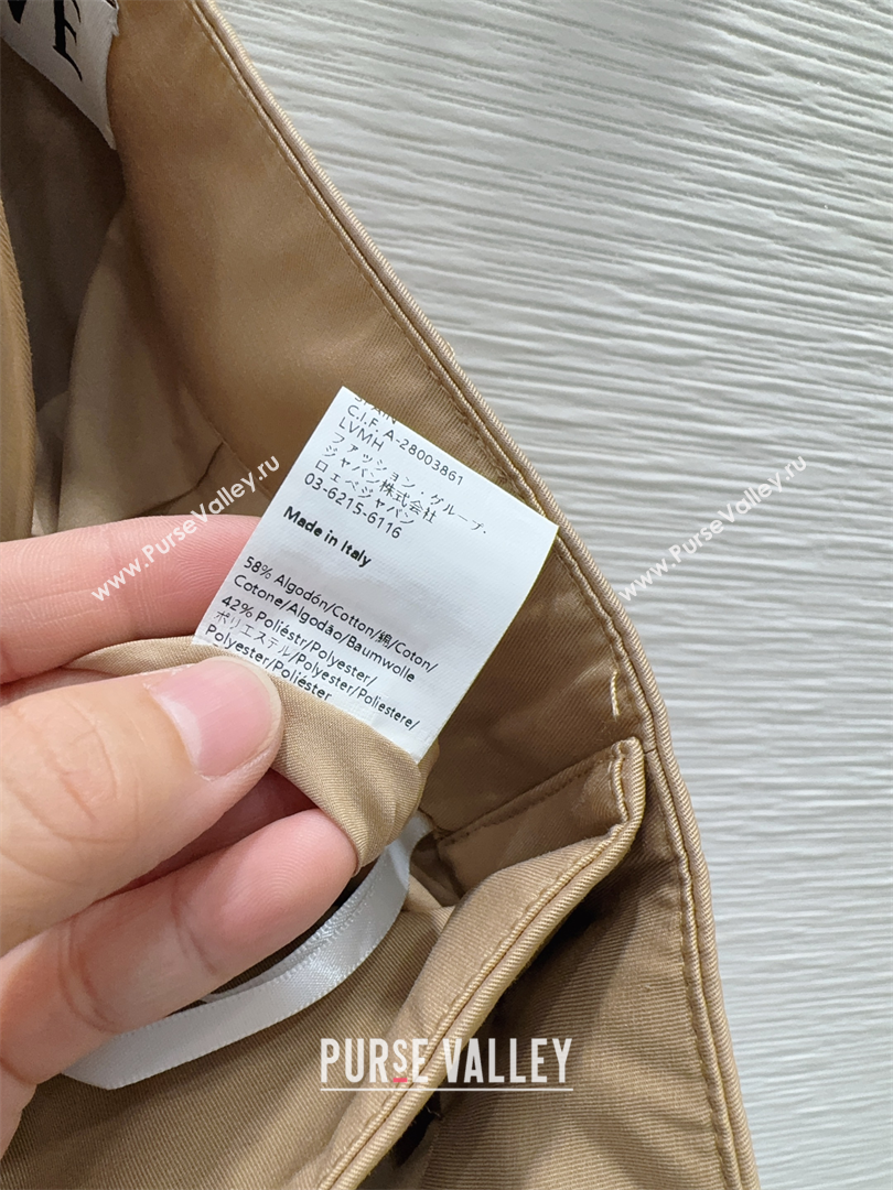 Loewe Skirt Khaki 2025 CH090490 (QI-250904090)