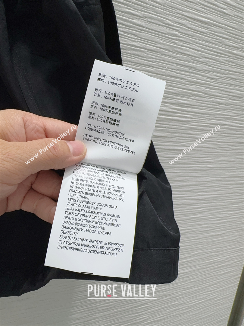 Prada Black Jacket with Belt 2025 PR090409 (QI-250904109)