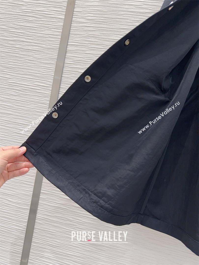 Prada Black Jacket with Belt 2025 PR090409 (QI-250904109)