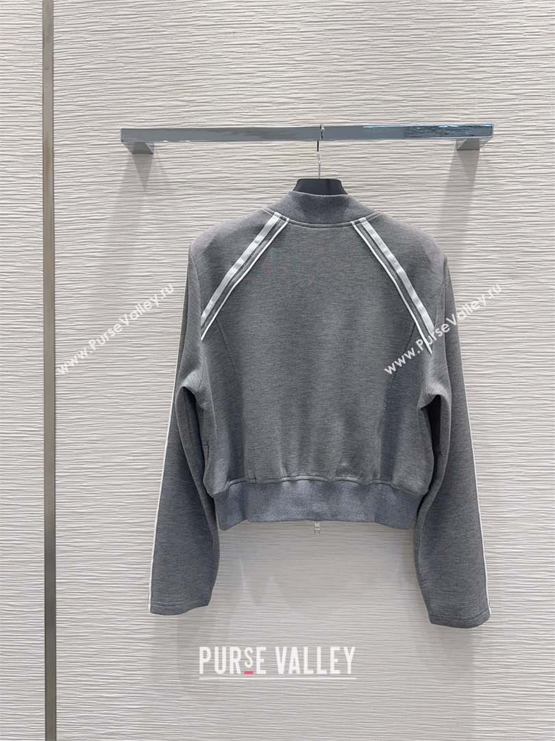 Prada Cotton Jacket Grey 2025 DR090407 (QI-250904107)