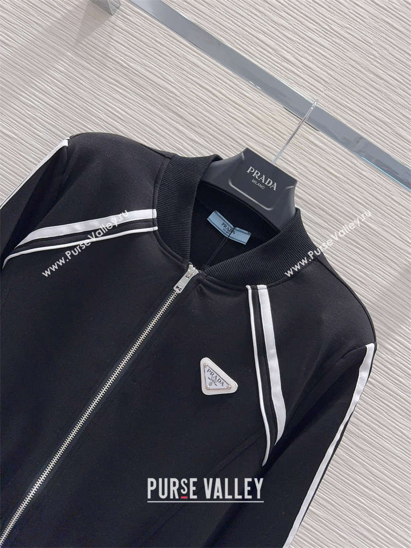 Prada Cotton Jacket Black 2025 DR090407 (QI-250904108)