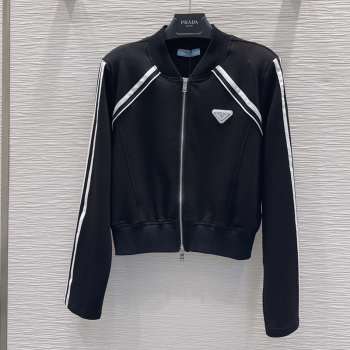Prada Cotton Jacket Black 2025 DR090407 (QI-250904108)