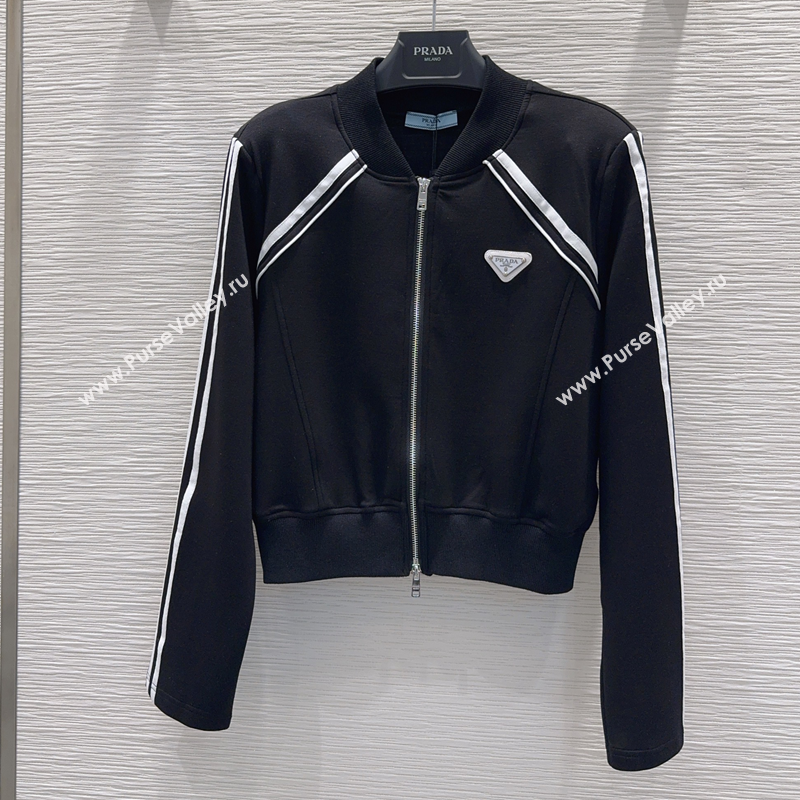 Prada Cotton Jacket Black 2025 DR090407 (QI-250904108)