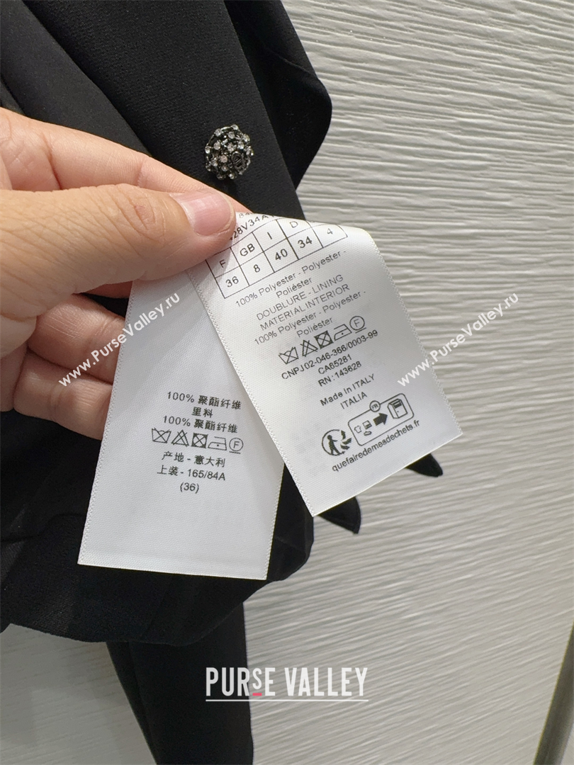 Dior Jacket and Skirt Set Black 2025 PR090410 (QI-250904110)