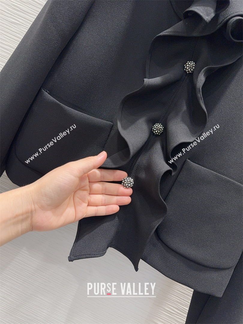 Dior Jacket and Skirt Set Black 2025 PR090410 (QI-250904110)