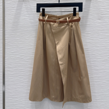 Loewe Skirt Khaki 2025 CH090490 (QI-250904090)