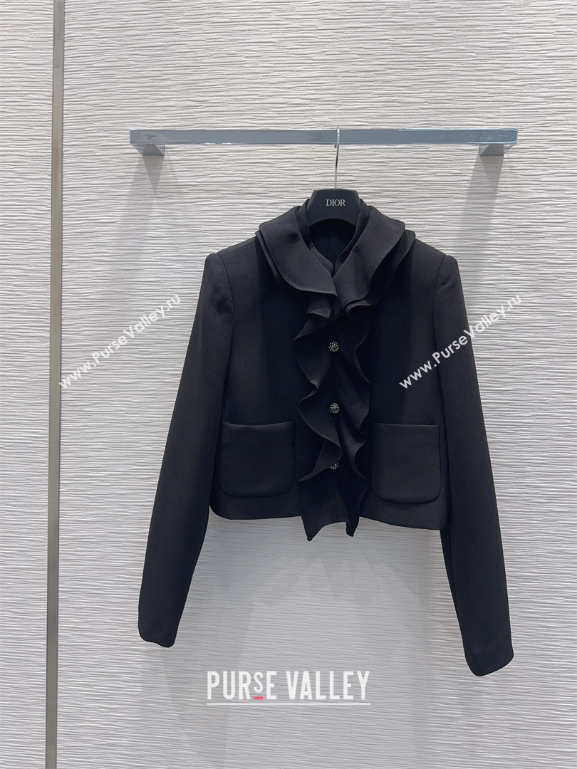 Dior Jacket and Skirt Set Black 2025 PR090410 (QI-250904110)