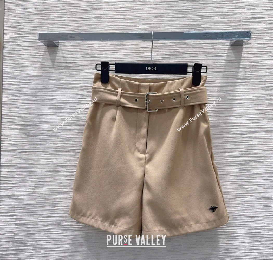 Dior Shirt and Shorts Set Khaki 2025 DR090450 (QI-250904106)