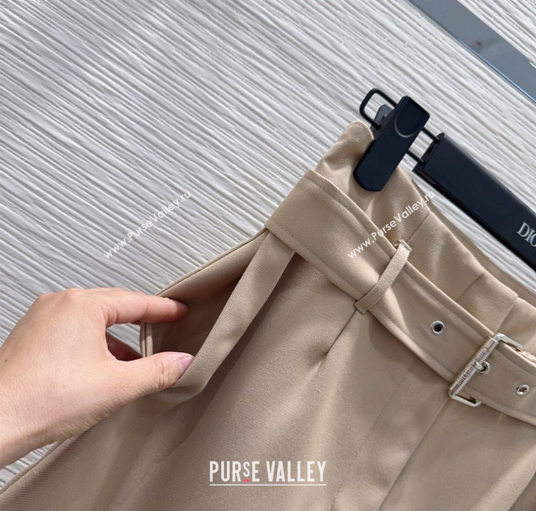 Dior Shirt and Shorts Set Khaki 2025 DR090450 (QI-250904106)