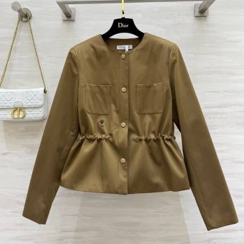 Dior Belted Jacket Gold-Tone 2025 DR090415 (QI-250904115)