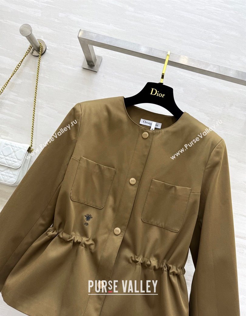 Dior Belted Jacket Gold-Tone 2025 DR090415 (QI-250904115)