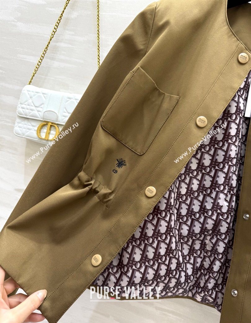 Dior Belted Jacket Gold-Tone 2025 DR090415 (QI-250904115)