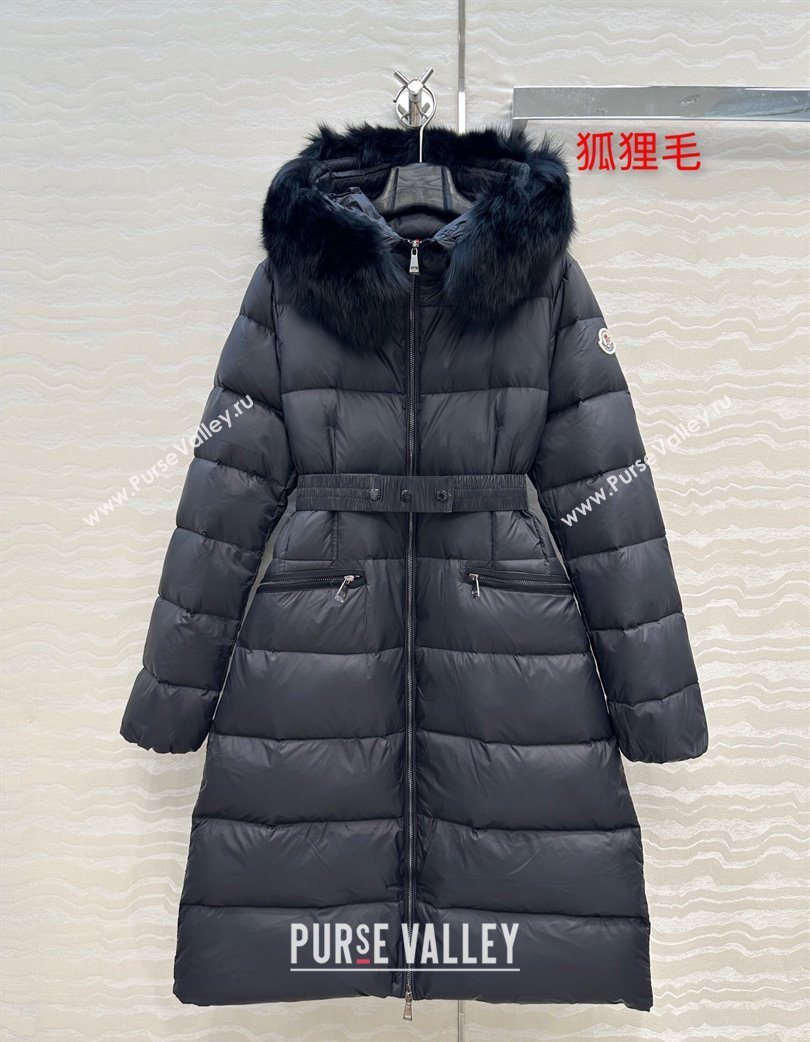 Moncler Boedic Long Down Jacket Black2 2025 ML090403 (QI-250904059)
