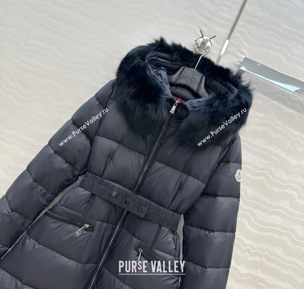 Moncler Boedic Long Down Jacket Black2 2025 ML090403 (QI-250904059)