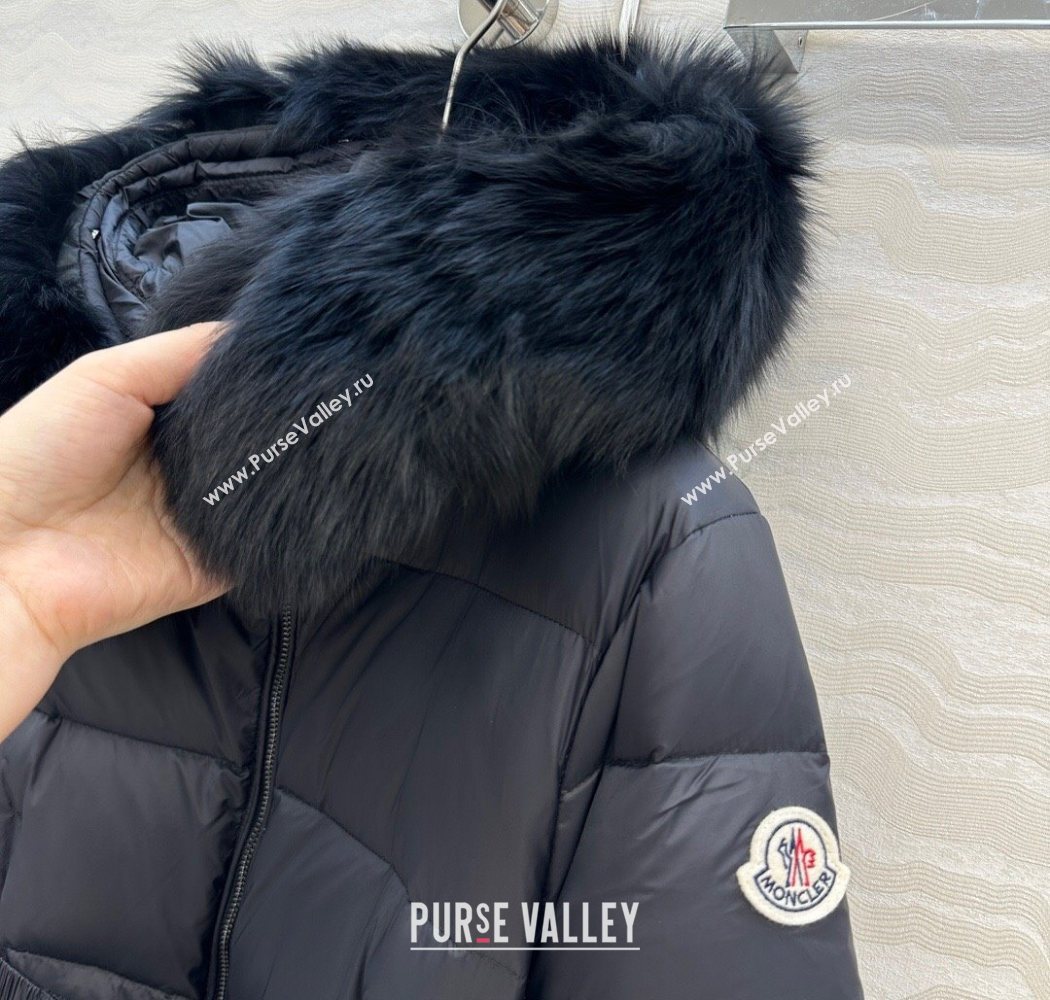 Moncler Boedic Long Down Jacket Black2 2025 ML090403 (QI-250904059)
