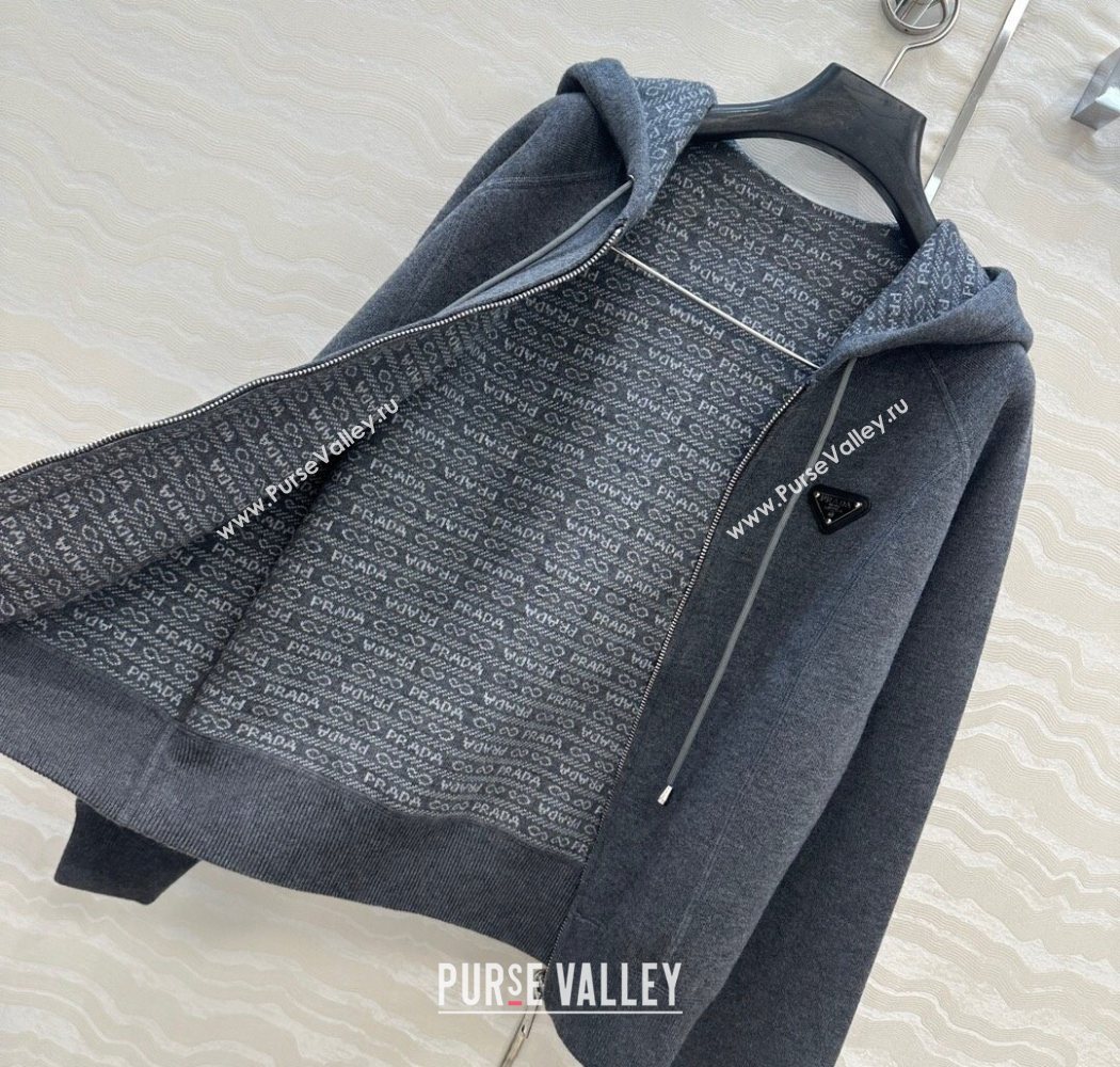 Prada Reversible Jacket Grey 2025 PR090417 (QI-250904117)