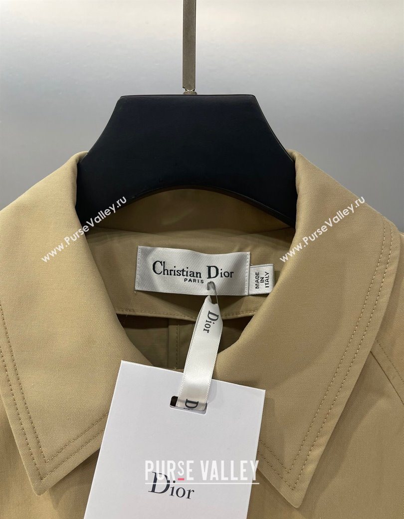 Dior Long Coat Khaki/Green 2025 DR090488 (QI-250904088)