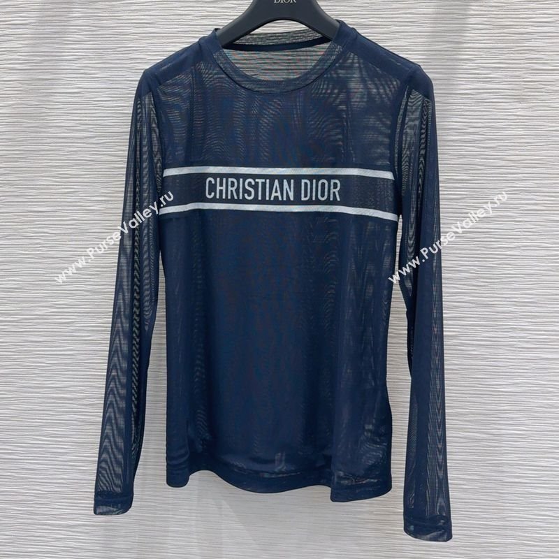 Dior Mesh Top Blue 2025 DR090502 (QI-250905012)