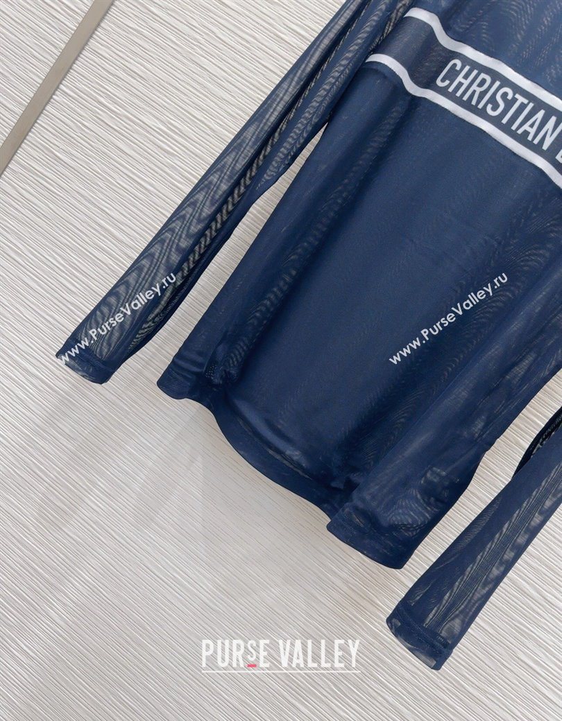 Dior Mesh Top Blue 2025 DR090502 (QI-250905012)
