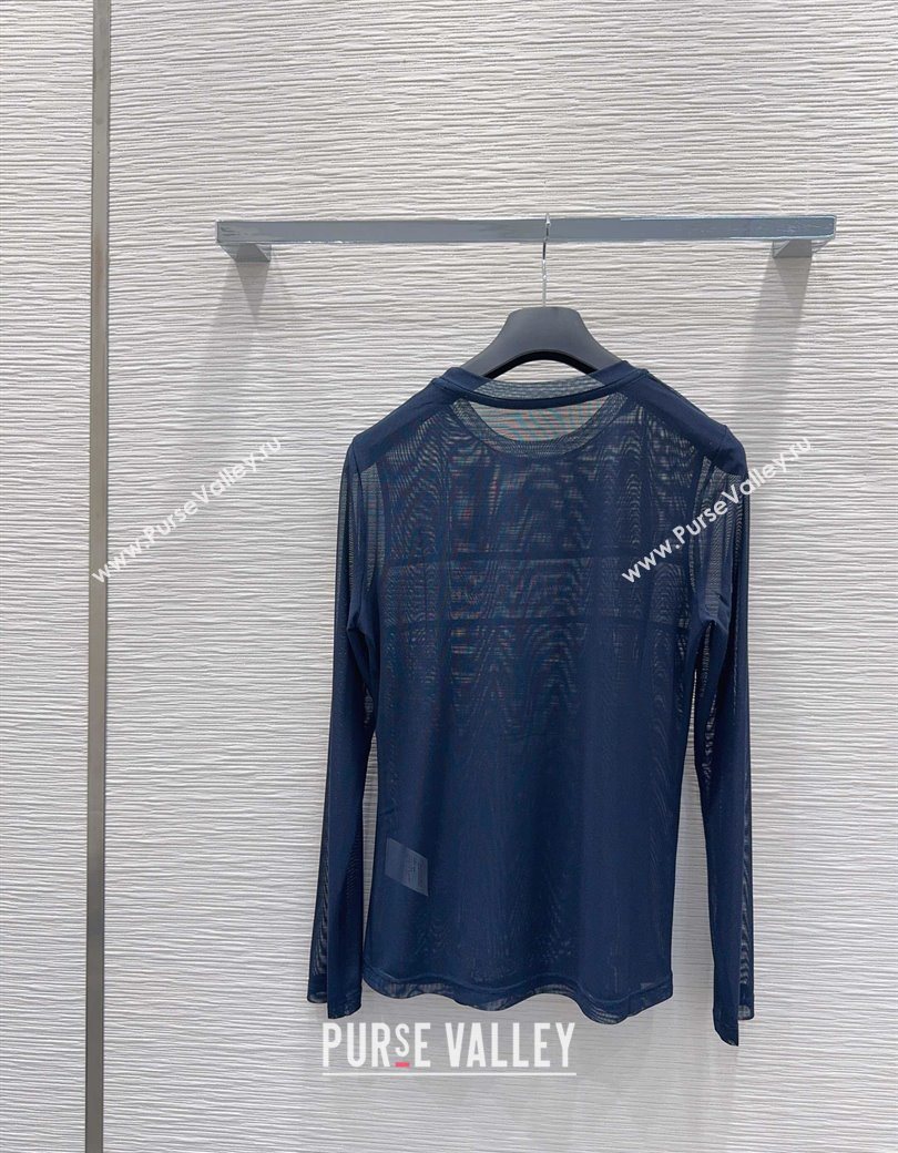 Dior Mesh Top Blue 2025 DR090502 (QI-250905012)