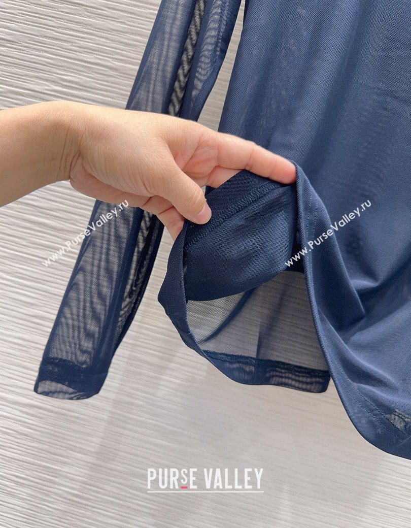 Dior Mesh Top Blue 2025 DR090502 (QI-250905012)