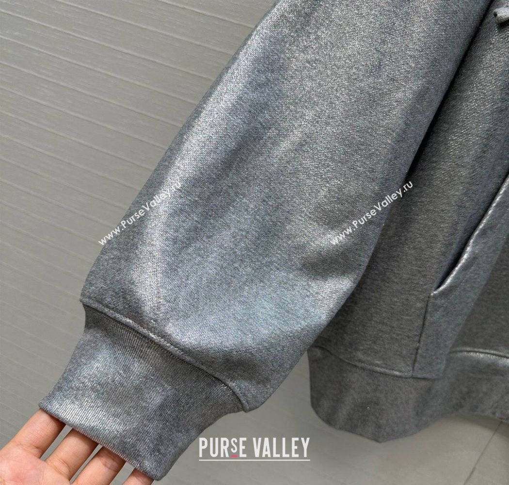 Gucci Cotton Sweatshirt Silver Grey 2025 GG090403 (QI-250904077)