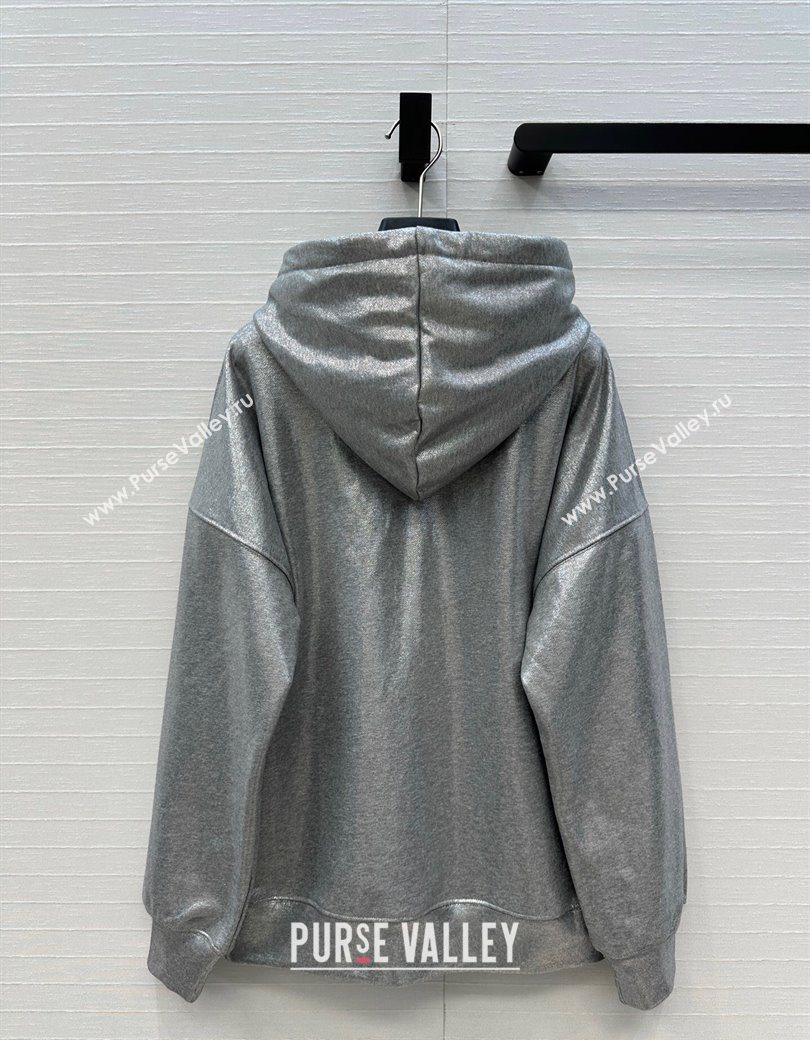 Gucci Cotton Sweatshirt Silver Grey 2025 GG090403 (QI-250904077)
