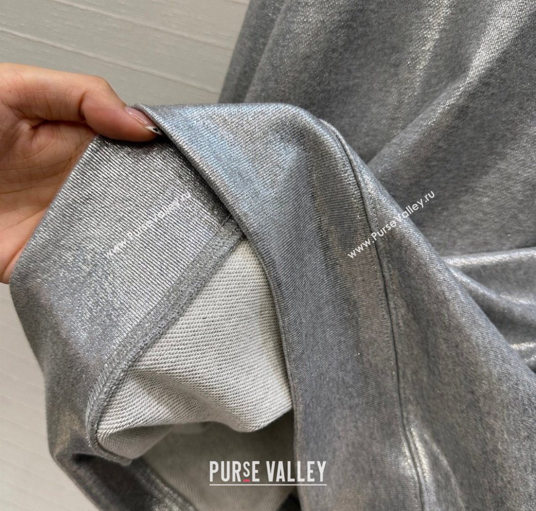 Gucci Cotton Sweatshirt Silver Grey 2025 GG090404 (QI-250904078)