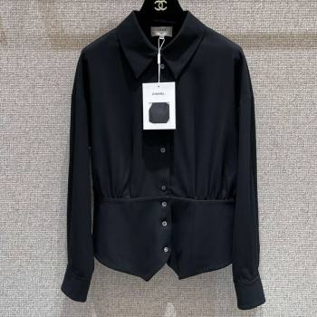 Chanel Shirt Black 2025 CH090504 (QI-250905006)