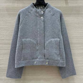 Dior Wool Reversible Jacket Grey 2025 CH090423 (QI-250904125)