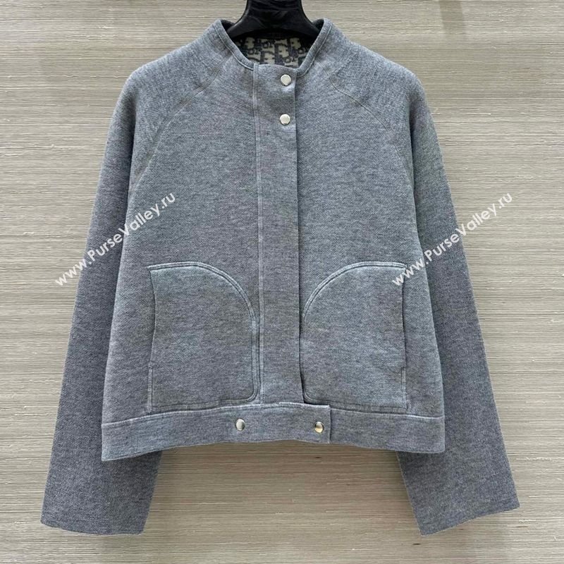 Dior Wool Reversible Jacket Grey 2025 CH090423 (QI-250904125)