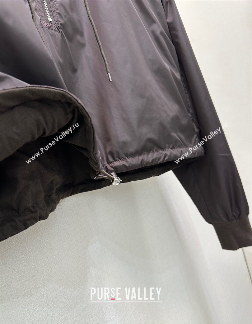 Prada Reversible Jacket Brown 2025 PR090517 (QI-250905018)