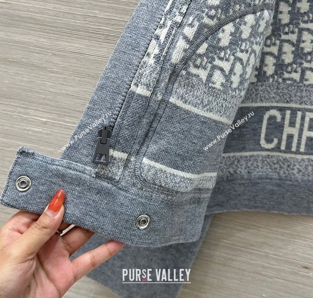 Dior Wool Reversible Jacket Grey 2025 CH090423 (QI-250904125)