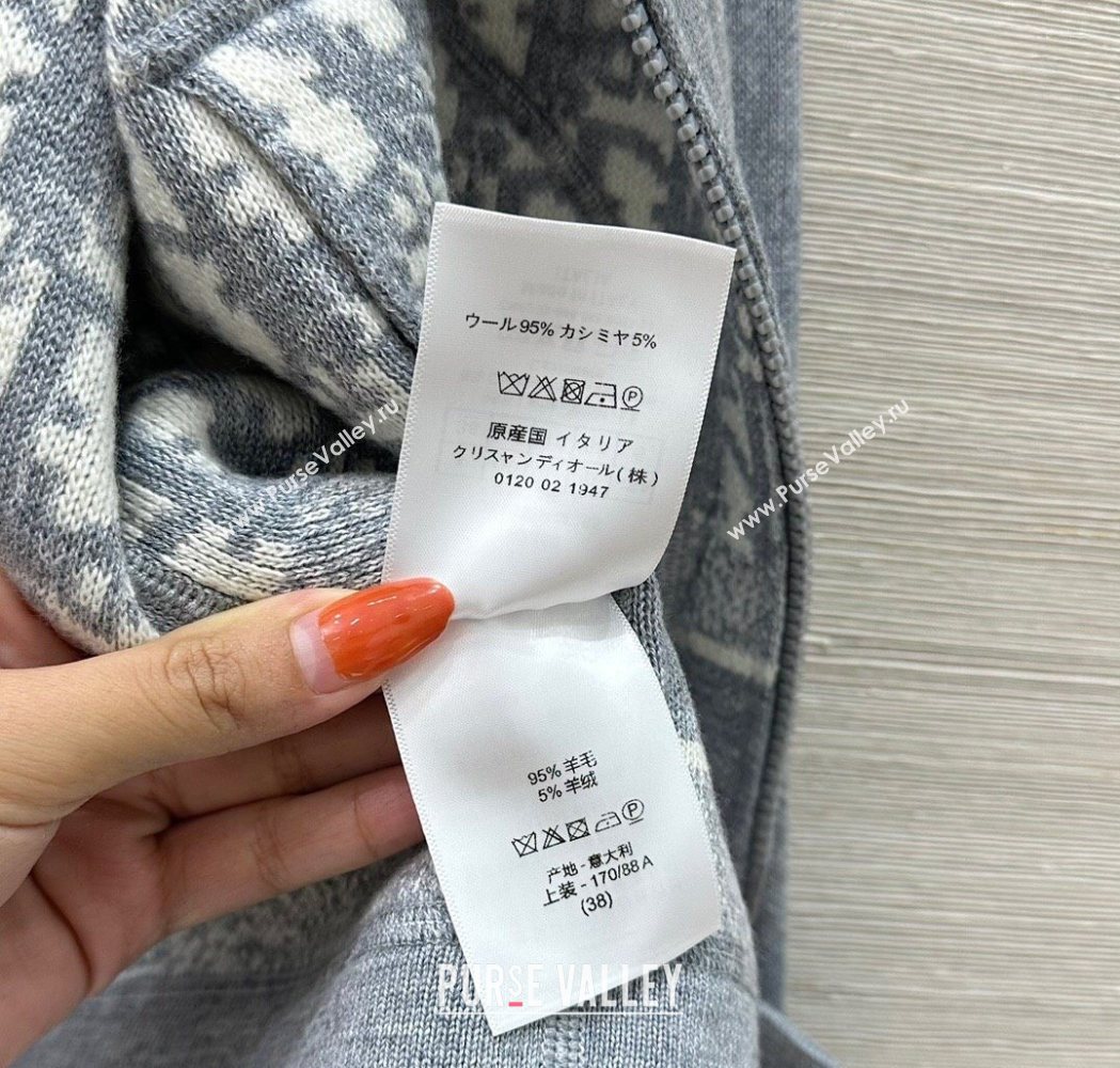 Dior Wool Reversible Jacket Grey 2025 CH090423 (QI-250904125)