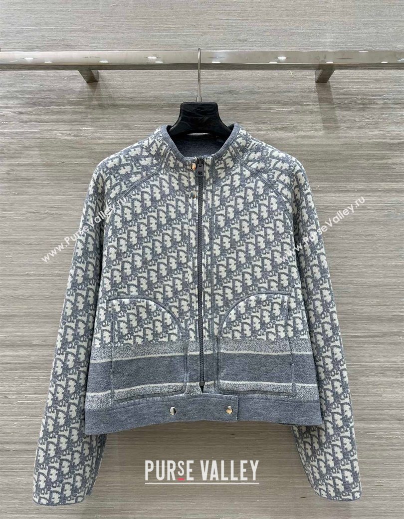 Dior Wool Reversible Jacket Grey 2025 CH090423 (QI-250904125)