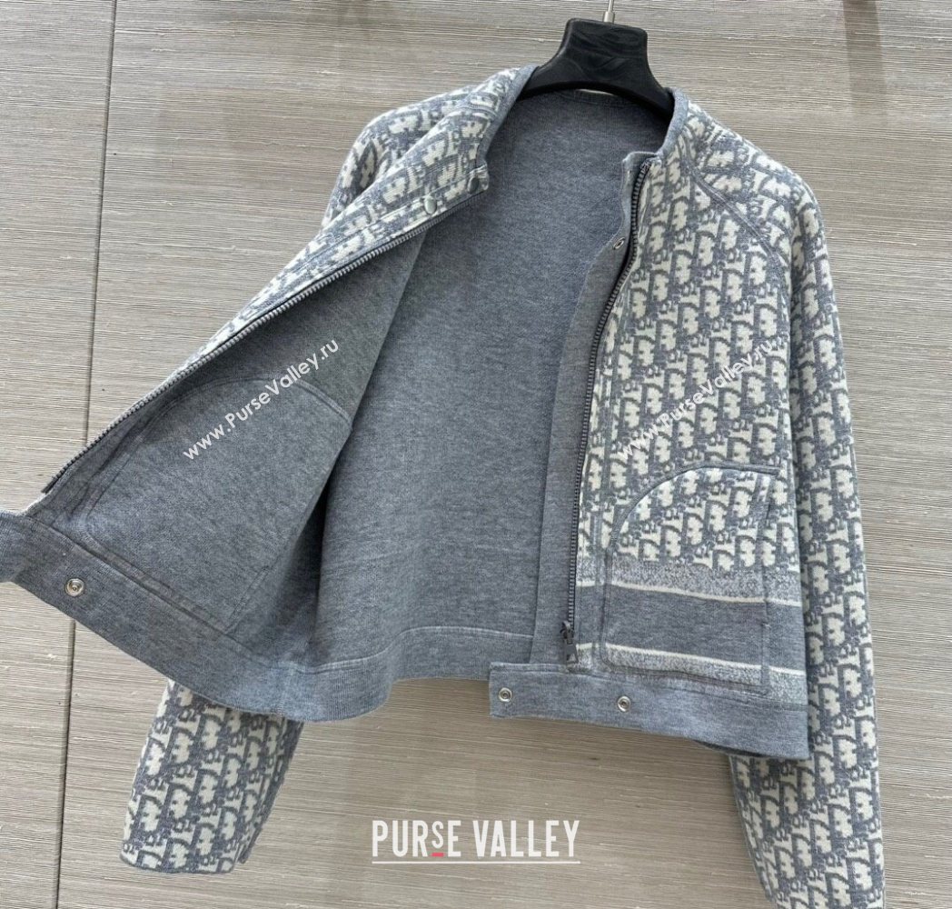 Dior Wool Reversible Jacket Grey 2025 CH090423 (QI-250904125)
