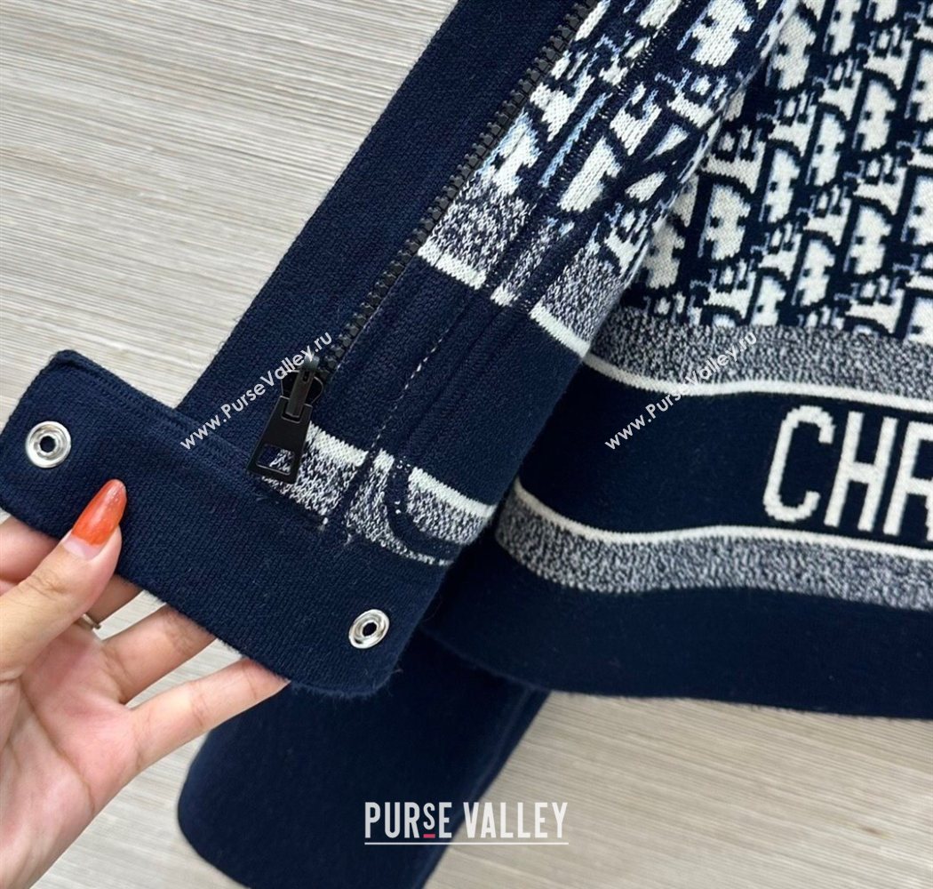 Dior Wool Reversible Jacket Blue 2025 CH090423 (QI-250904124)