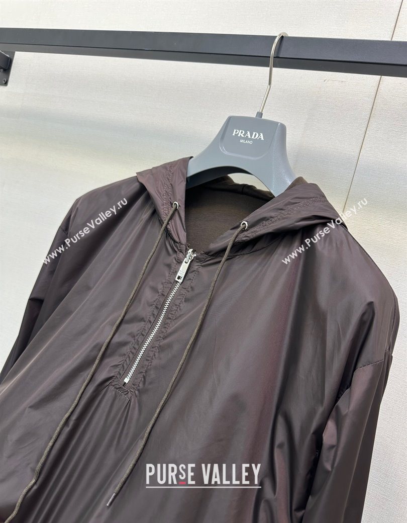 Prada Reversible Jacket Brown 2025 PR090517 (QI-250905018)