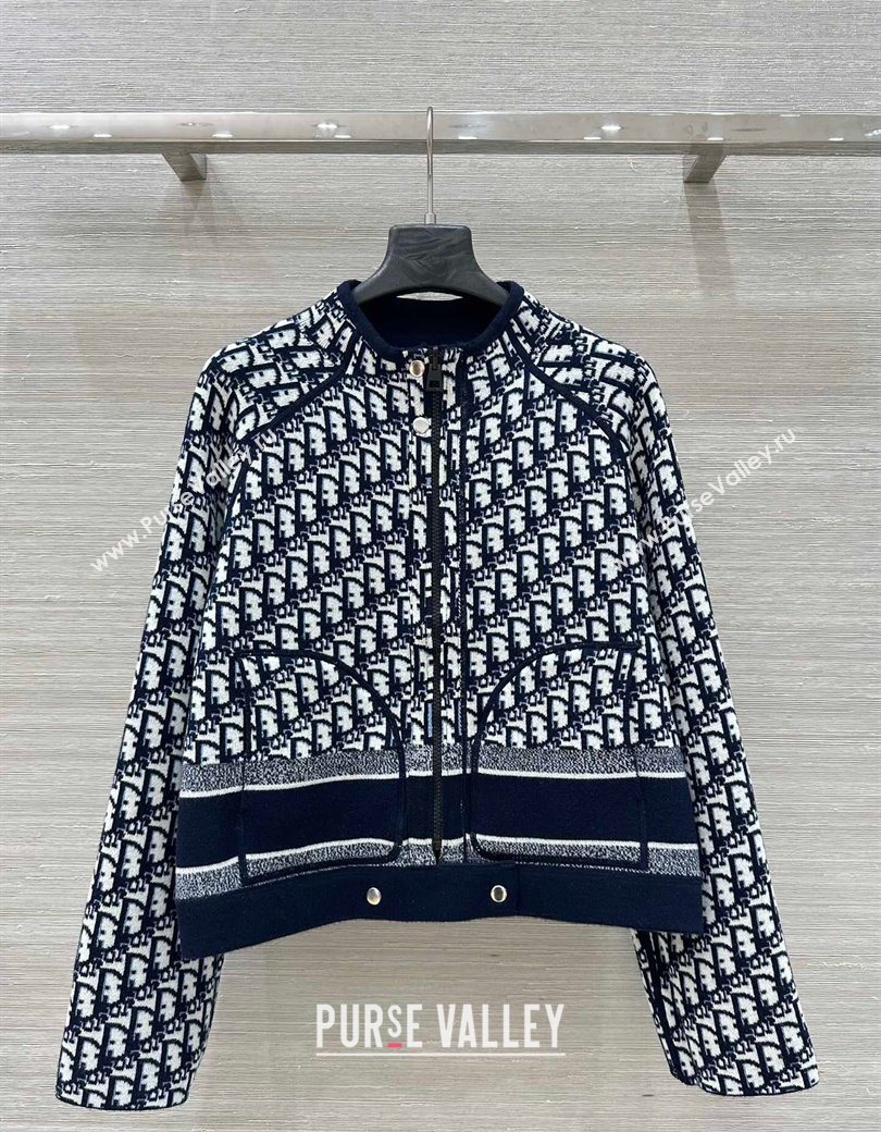 Dior Wool Reversible Jacket Blue 2025 CH090423 (QI-250904124)
