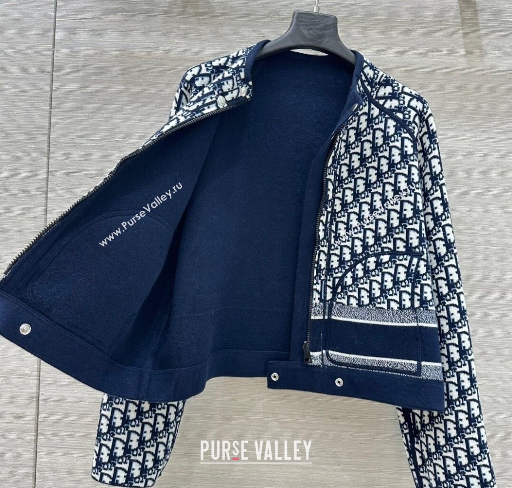 Dior Wool Reversible Jacket Blue 2025 CH090423 (QI-250904124)