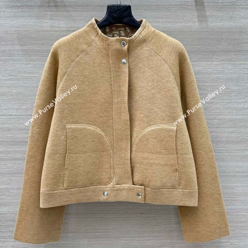 Dior Wool Reversible Jacket Beige 2025 CH090423 (QI-250904123)