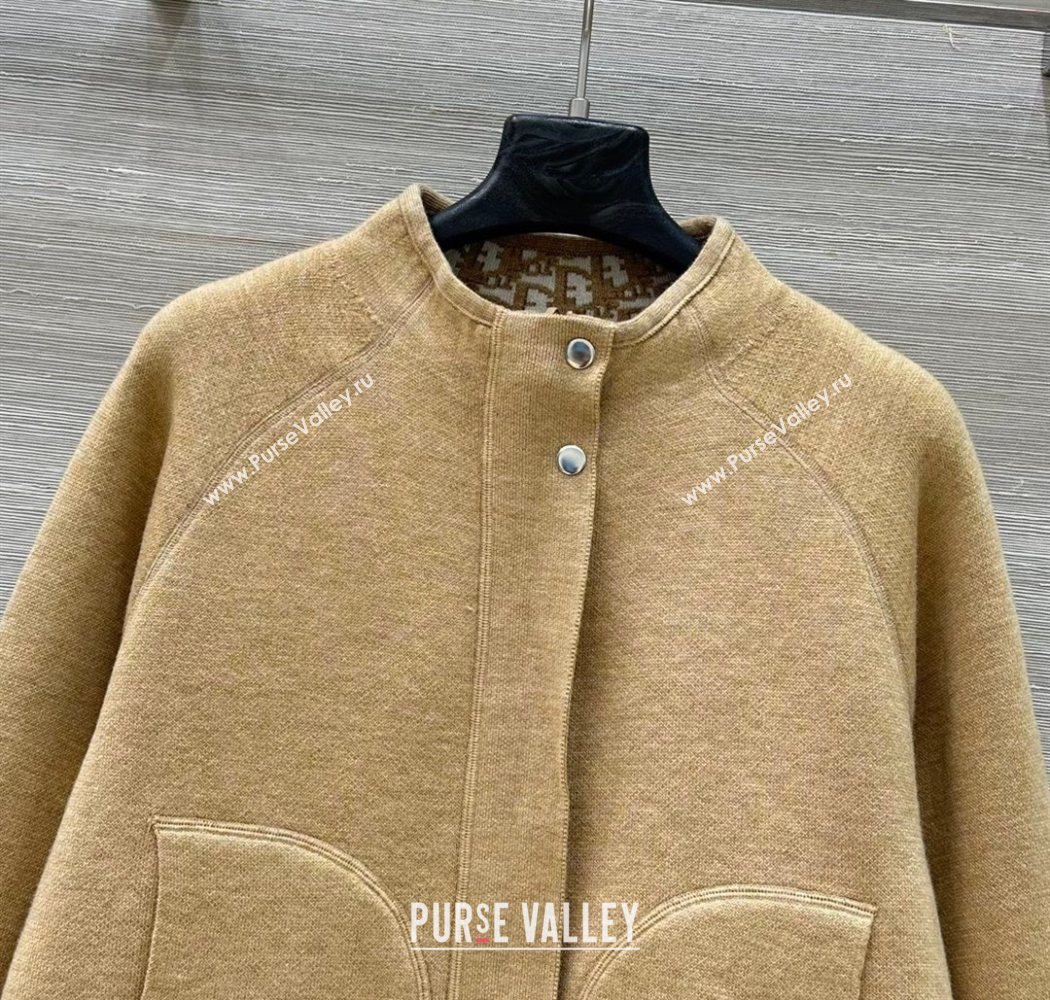 Dior Wool Reversible Jacket Beige 2025 CH090423 (QI-250904123)