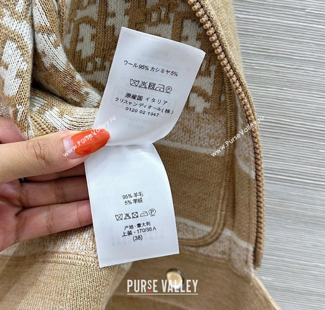 Dior Wool Reversible Jacket Beige 2025 CH090423 (QI-250904123)